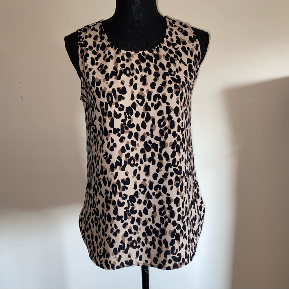 Halogen Animal Print Tank Top